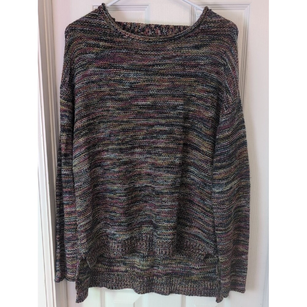 Maurices Multicolor Marled Crewneck Sweater